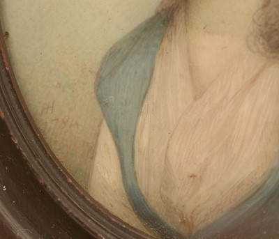 Lot 1034 - Horace Hone - Portrait of the Actress Sarah Siddons | watercolour