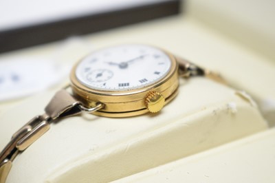 Lot 149 - An 18ct yellow gold cased cocktail watch