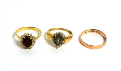 Lot 111 - Three gold rings