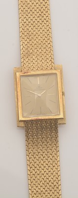 Lot 527 - Jaeger LeCoultre: an 18ct yellow gold cased manual-wind wristwatch
