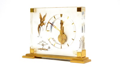 Lot 1269 - Jaeger LeCoultre: a 'Marina' desk clock