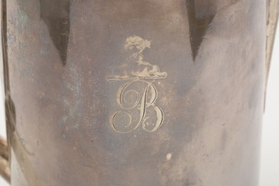 Lot 199 - A George III silver hot water jug