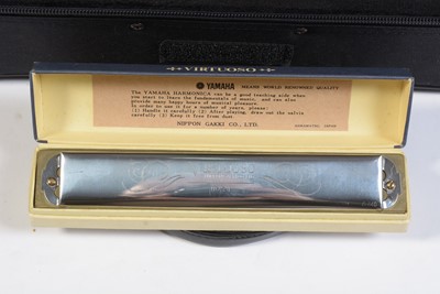 Lot 718 - J Michael clarinet, Yamaha tremolo harmonica