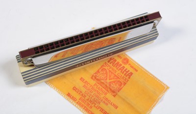 Lot 718 - J Michael clarinet, Yamaha tremolo harmonica