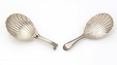 Lot 389 - Two caddy spoons