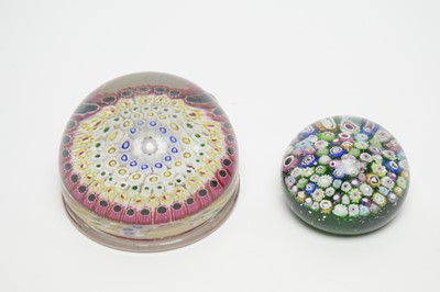 Lot 257 - A Stourbridge Millefiori paperweight