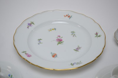 Lot 354 - A group 20th century Meissen