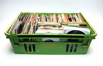 Lot 1136 - A collection of 7" singles from the 50's and 60's