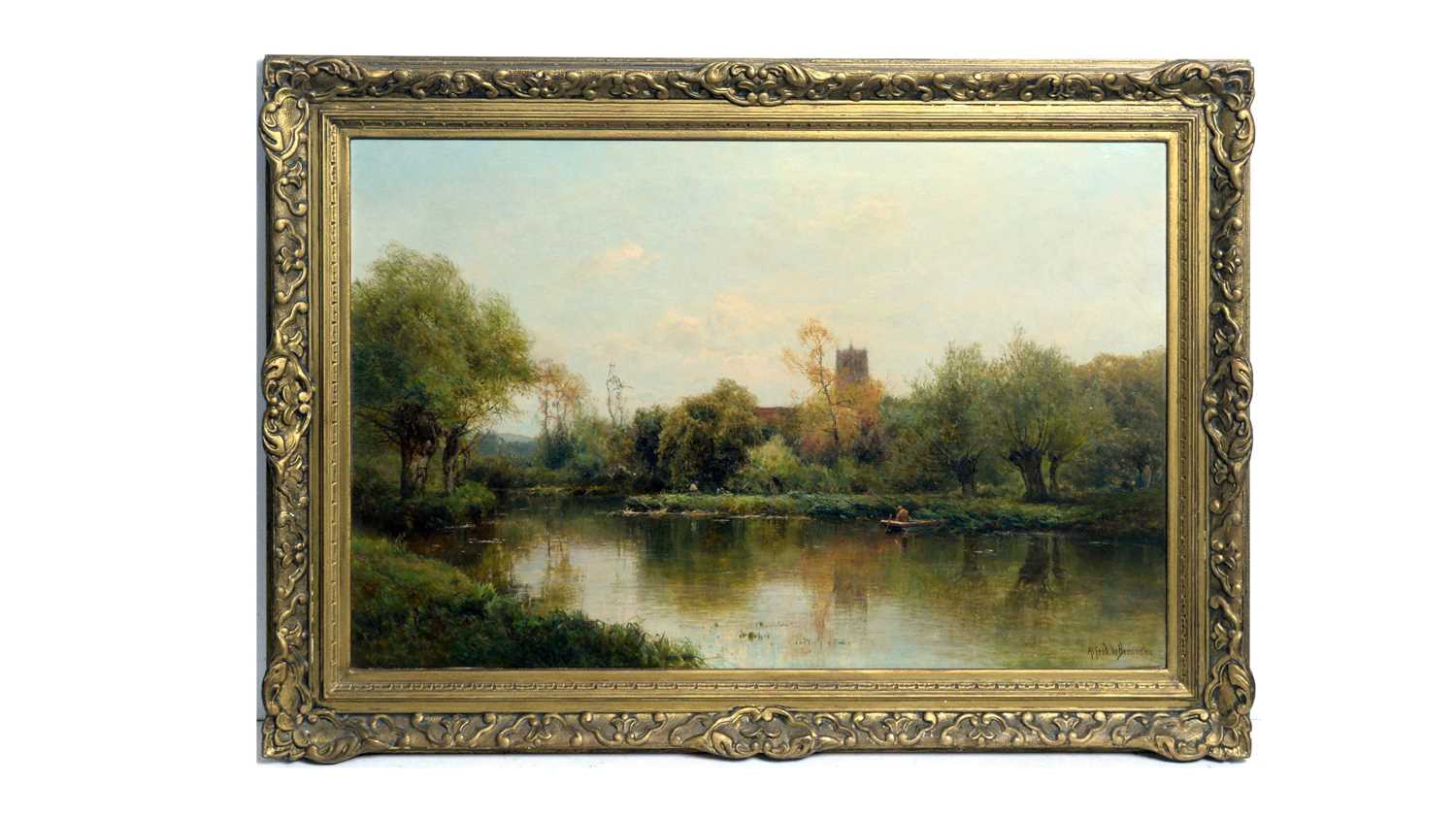 Lot 147 - Alfred de Breanski - The Heat of Noon | oil