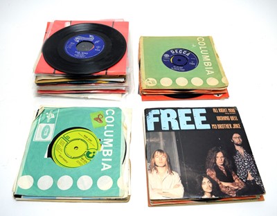 Lot 1139 - 7" singles by The Who, The Stones, Deep Purple, and Free