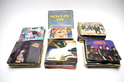 Lot 1141 - A good selection of rock 7" singles