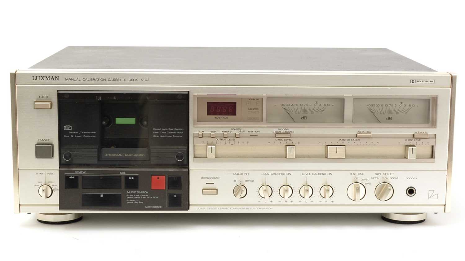 LUXMAN K-03 カセットデッキ オーディオ機器 LUXMAN K-03 TAPE DECK LEGENDE VINTAGE serviced EXCELLENT BOXED | eBay