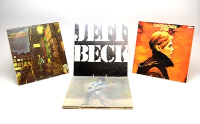 Lot 1093 - 8 David Bowie and Jeff Beck LPs