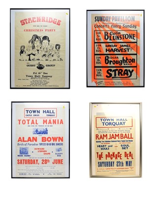 Lot 1019 - 4 framed music posters