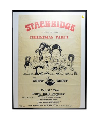 Lot 1019 - 4 framed music posters