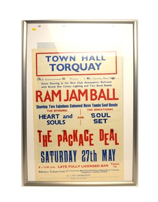 Lot 1019 - 4 framed music posters