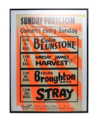 Lot 1019 - 4 framed music posters