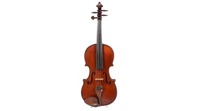 Lot 771 - French violin, cased