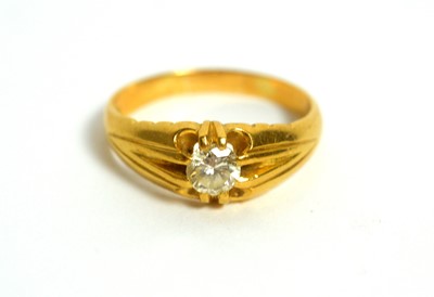 Lot 200 - A single stone solitaire diamond ring