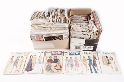 Lot 989 - A large collection of sewing patterns by Vogue and Style, et al