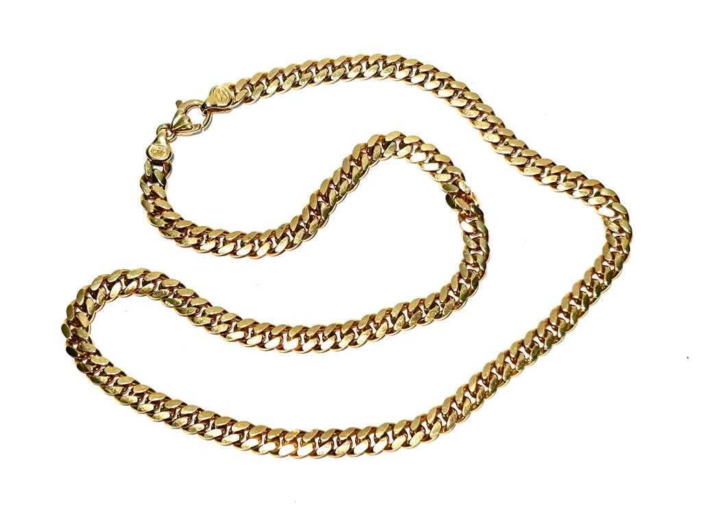 Lot 212 - A gold chain