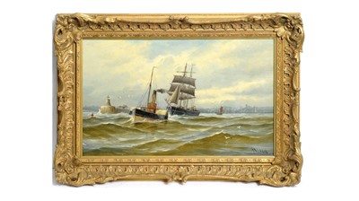 Lot 1149 - John Davison Liddell - Leaving the Tyne | oil