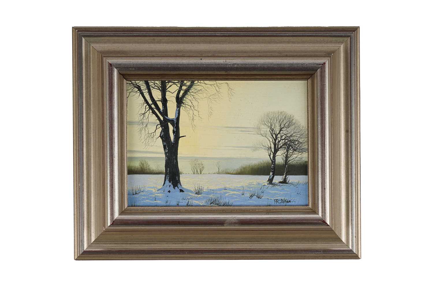 Lot 358 - Robert Ritchie - Sunset Over Snow | oil