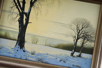 Lot 358 - Robert Ritchie - Sunset Over Snow | oil