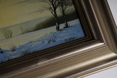 Lot 358 - Robert Ritchie - Sunset Over Snow | oil