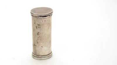 Lot 496 - A William IV Scottish silver nutmeg grater