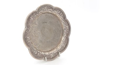 Lot 146 - An early Victorian Scottish silver teapot stand