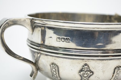Lot 234 - An Edwardian twin-handled silver bowl