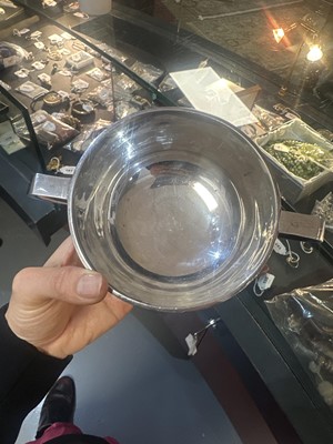 Lot 234 - An Edwardian twin-handled silver bowl