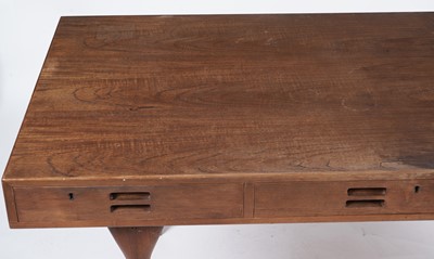 Lot 37 - Nanna Ditzel for Soren Willadsen - Model 93/4: A retro Scandinavian teak desk