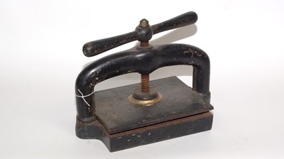 Lot 824 - A Victorian book press