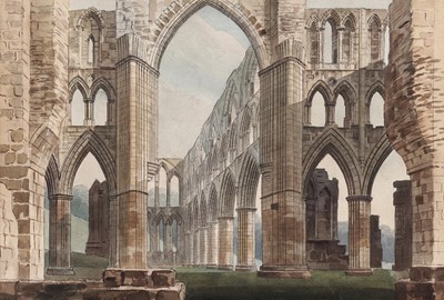 Lot 830 - Byron Eric Dawson - Rievaulx Abbey | watercolour