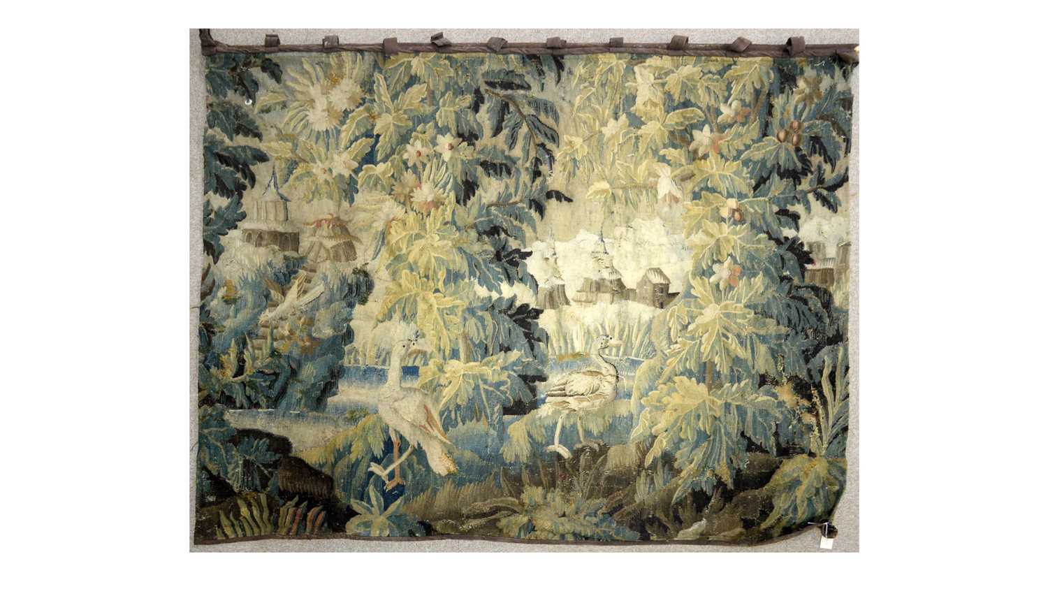Lot 1299 - A 17th Century Flemish Verdue tapestry