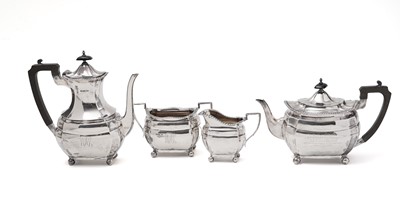 Lot 369A - A four piece tea and coffee service