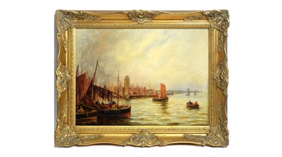 Lot 1161 - Bernard Benedict Hemy - The Harbour at North Shields | oil