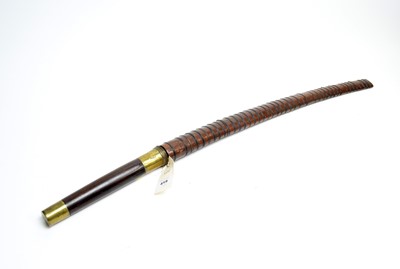 Lot 419 - A 19th Century Asian sword