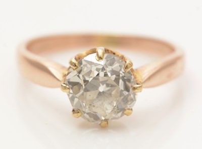 Lot 678 - A single stone solitaire diamond ring