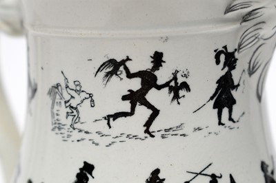 Lot 903 - Staffordshire silhouette jug