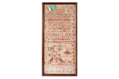 Lot 955 - A 19th Century Scottish needlework sampler