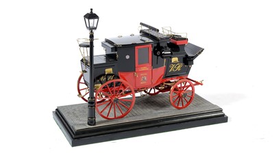 Lot 1317 - A scratch build model of a Royal Mail stagecoach