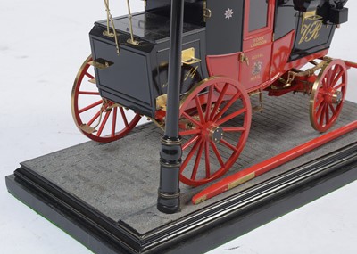 Lot 1317 - A scratch build model of a Royal Mail stagecoach