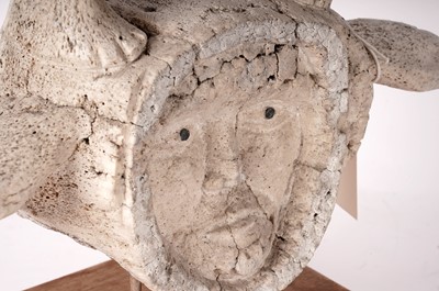 Lot 902 - An Inuit whalebone style vertebrae carving