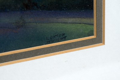 Lot 1091 - Edward Loxton Knight - Cloud Scudded Skies over a Farmstead | pastel