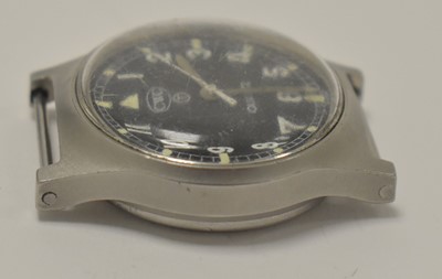 Lot 563 - CWC: a Military steel cased quartz wristwatch