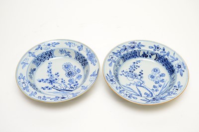 Lot 844 - Pair of 18th Chinese pudding plates