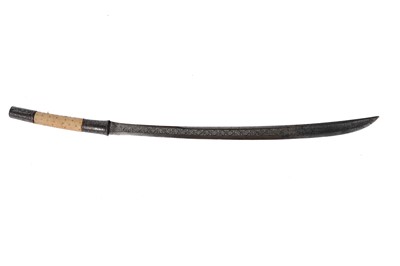 Lot 850 - A 19th Century Dha sword, Burmese